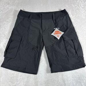 Beretta Shorts Mens XL Black Cargo Work Golf 4 Way Stretch Rush Outdoors NEW
